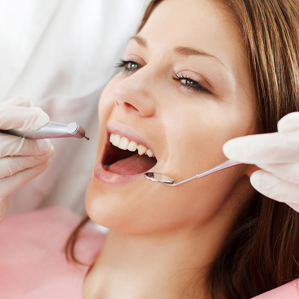 Broken tooth dental exam in Downey
