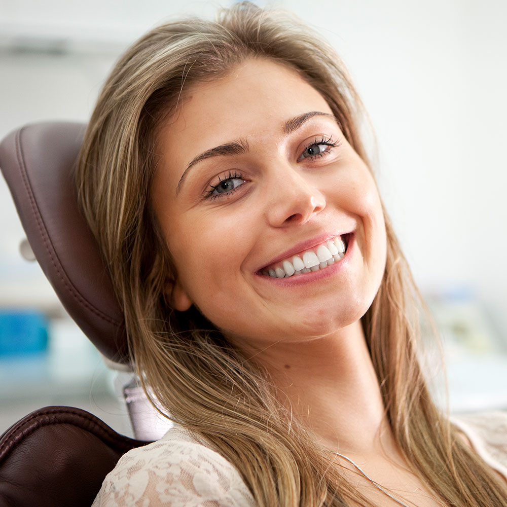Dental patient smiling in Downey